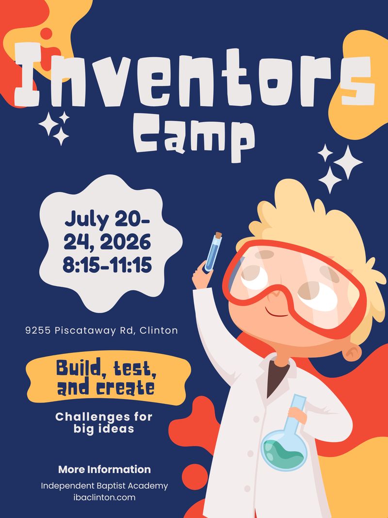 Inventor’s camp flyer
