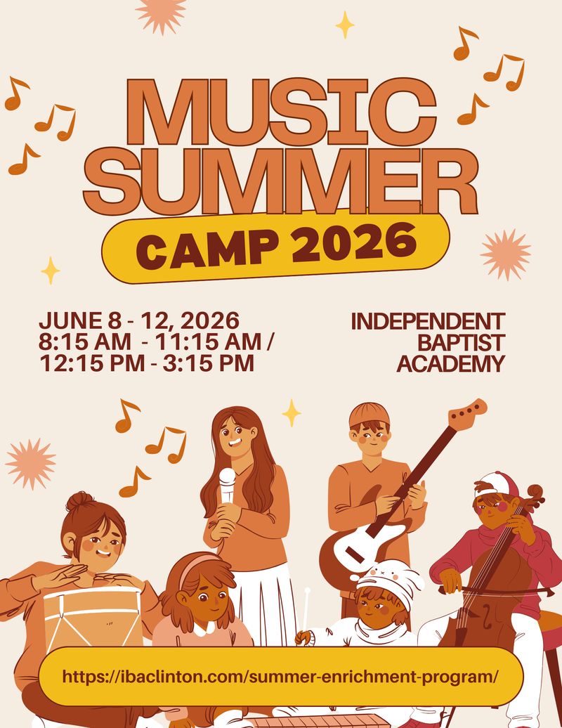 Music camp flyer