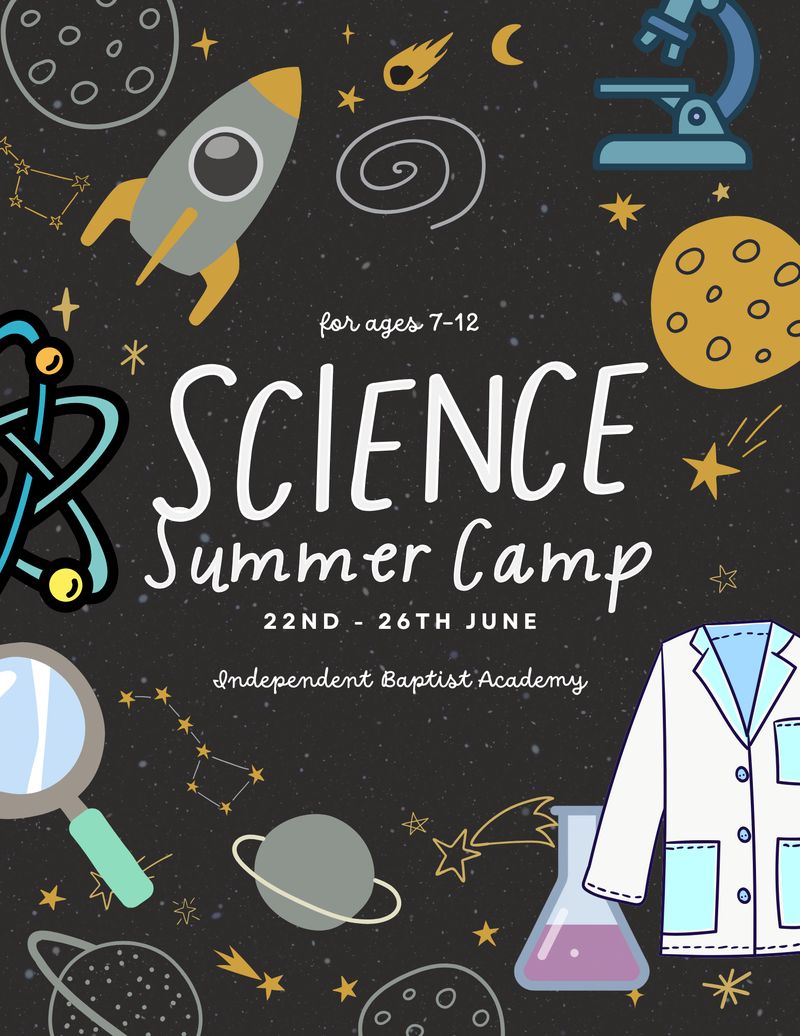 Science camp flyer