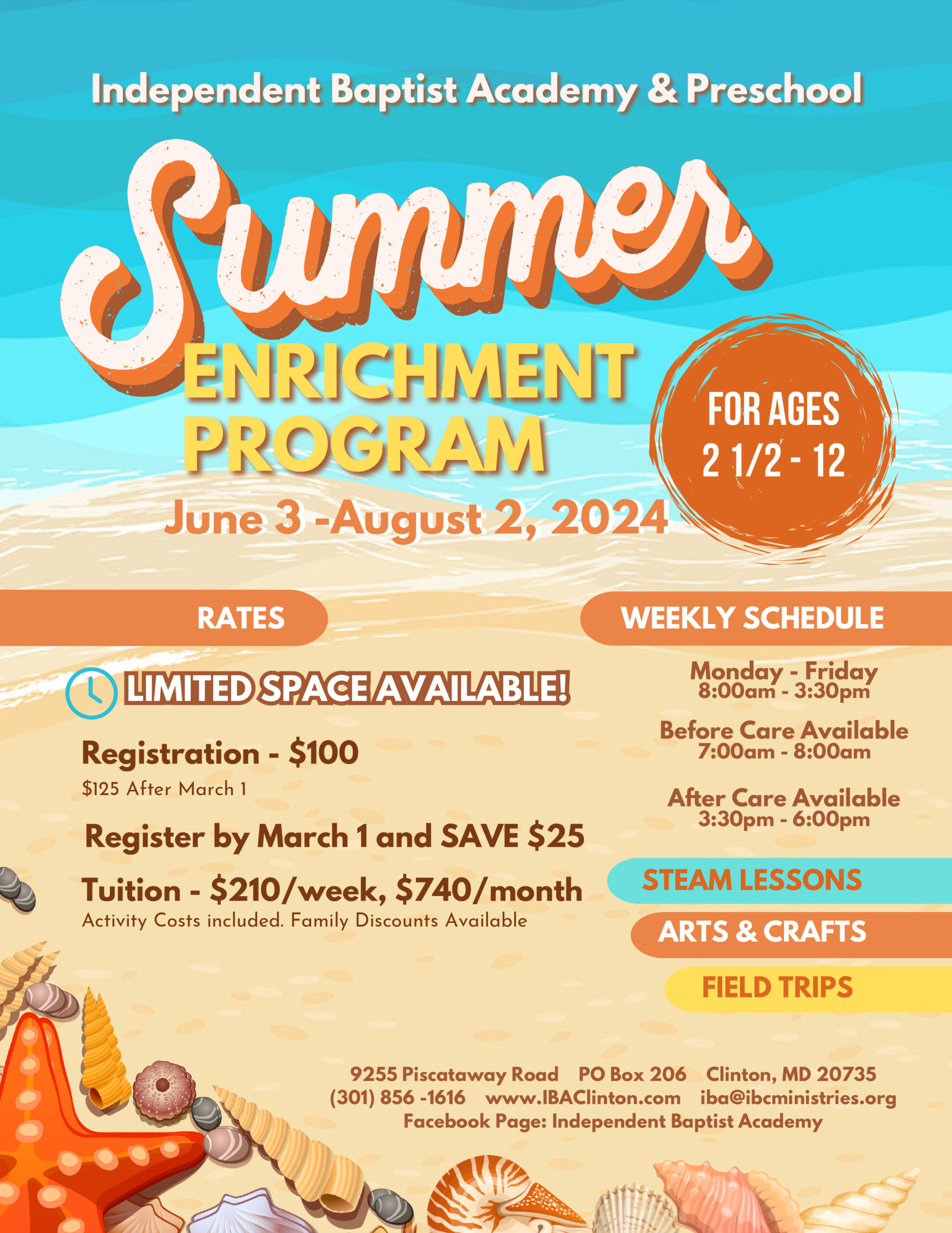 Summer Enrichment Program Flyer - For Emails